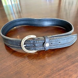 Hadfield’s Black Leather Belt